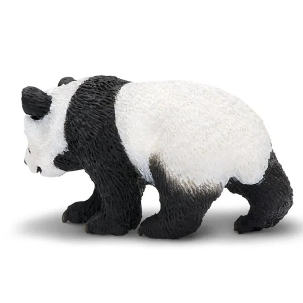 Small Panda Cub Figure - Wild Animal Toy - Hand‎ Painted - Collectible